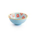 mikasa-blue-mosaic-stoneware-nibble-bowl-12cm - Mikasa Blue Mosaic Stoneware Nibble Bowl 12cm