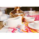 mikasa-chalk-porcelain-white-gravy-boat - Mikasa Chalk Porcelain White Gravy Boat