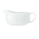 mikasa-chalk-porcelain-white-gravy-boat - Mikasa Chalk Porcelain White Gravy Boat