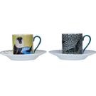 mikasa-espresso-cup-saucer-sarah-arnett-2pc - Mikasa Sarah Arnett Porcelain Espresso Cups & Saucers Set of 2