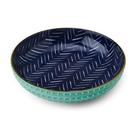 mikasa-indigo-chevron-bowl-21cm - Mikasa Indigo Chevron Stoneware Bowl