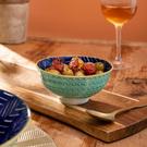 mikasa-indigo-chevron-stoneware-nibble-bowl-12cm - Mikasa Indigo Chevron Stoneware Nibble Bowl 12cm