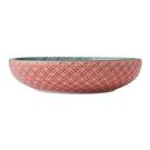 mikasa-leaf-print-and-geometric-bowl - Mikasa Leaf & Geometric Stoneware Bowl 