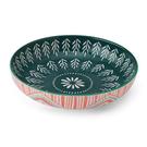 mikasa-mixed-folk-bowl-21cm - Mikasa Folk Pattern Stoneware Bowl