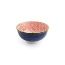 mikasa-red-blue-arc-stoneware-nibble-bowl-12cm - Mikasa Red & Blue Arc Stoneware Nibble Bowl 12cm