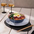 mikasa-red-blue-arc-stoneware-ramen-bowl-21cm - Mikasa Red & Blue Arc Stoneware Ramen Bowl 21cm