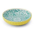 mikasa-yellow-and-blue-geometric-bowl-21cm - Mikasa Yellow & Blue Geometric Stoneware Bowl