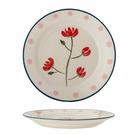 ninette-plate-red-stoneware - Ninette Plate Red Stoneware 