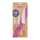 opinel-parallele-trio-set-olive-wood - Opinel Parallele Olive Wood Trio Set