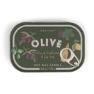 paddywax-bistro-olive-printed-tin-candle-fig-and-olive-127g - Paddywax Bistro Olive Candle Tin Driftwood & Fig Leaf