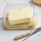 pebbly-butter-dish-set-with-knife - Pebbly Butter Dish Set With Knife 