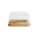 pebbly-butter-dish-set-with-knife - Pebbly Butter Dish Set With Knife 