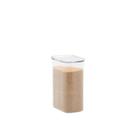 glass-storage-container-witg-glass-lid-m-1-2l - Pebbly Rectangular Glass Storage Canister 1200ml