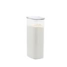 pebbly-rectangular-glass-storage-canister-1800ml - Pebbly Rectangular Glass Storage Canister 1800ml