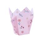 pme-24-isolated-blooms-tulip-muffin-cases - PME 24 Isolated Blooms Tulip Muffin Cases