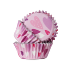 pme-30-love-heart-foil-lined-baking-cases - PME 30 Love Heart Foil Lined Baking Cases
