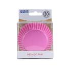 pme-30-metallic-pink-foil-baking-cases - PME 30 Metallic Pink Foil Baking Cases