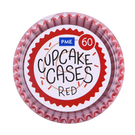 pme-60-cupcake-cases-mint-red - PME 60 Cupcake Cases Mint Red
