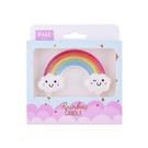 pme-candle-topper-glitter-rainbow - PME Candle Topper Glitter Rainbow 