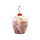 pme-cherry-checkerboard-vintage-tulip-muffin-cases - PME Cherry Checkerboard Vintage Tulip Muffin Cases 