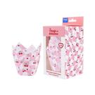 pme-cherry-checkerboard-vintage-tulip-muffin-cases - PME Cherry Checkerboard Vintage Tulip Muffin Cases 