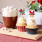 pme-christmas-cupcake-topper-santas-coming-to-town - PME Christmas Cupcake & Topper Santas Coming To Town