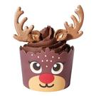 pme-christmas-reindeer-cupcake-kit-pk-6 - PME Reindeers Christmas Cupcake Decorating Kit