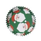 PME-30-foil-baking-cases-green-santa - PME 30 Foil Baking Cases Green Santa