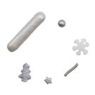 pme-christmas-silver-shining-stars-sprinkles-160g - PME Silver Shining Stars Christmas Sprinkles 160g