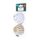 pme-christmas-sparkle-foil-mini-cupcake-cases-pk-60 - PME Sparkle Christmas Foil-lined Mini Cupcake Cases 60pk