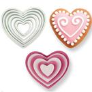 pme-classic-heart-shapes-cutter-set-of-6 - PME Classic Heart Shapes Cutters Set of 6