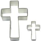 pme-cross-cookie-and-cake-cutters-set-of-2 - PME Cross Shaped Cookie Cutters Set of 2