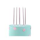 pme-extra-long-candles-rose-gold-pack-of-16-with-holders - Metallic Rose Gold Pack of 16 Extra Tall Candles & Holders