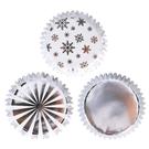 pme-foil-cupcake-cases-metallic-gold-silver - PME Christmas Metallic Cupcake Cases Gold & Silver (Pack of 100)