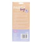 pme-party-bags-silver-ties-25pk - PME Party Bags With Silver Ties 25pk