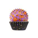 pme-pumpkin-party-halloween-mini-foil-line-cupcake-cases - PME Pumpkin Party Halloween Mini Foil-lined Cupcake Cases