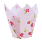pme-tulip-muffin-cases-raspberry-24pk - PME 24 Raspberry Tulip Muffin Cases 