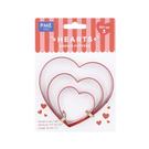 pme-valentines-cookie-cutter-set-of-3-hearts - PME Valentines Hearts Cookie Cutter Set of 3