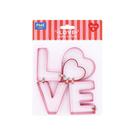 pme-valentines-cookie-cutter-set-of-5-love - PME Valentines Cookie Cutter Set of 5 - LOVE