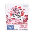 pme-valentines-out-of-the-box-sprinkles-i-love-you-60g - PME Valentines -Out of the Box- Sprinkles I Love You (60g)