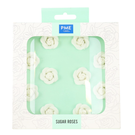 pme-white-sugar-roses-set10-25mm - PME White Sugar Roses Set of 10 