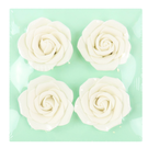 pme-white-sugar-roses-set4-62mm - PME White Sugar Roses Set of 4 