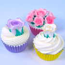 pme-white-sugar-roses-set4-62mm - PME White Sugar Roses Set of 4 