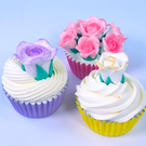 pme-white-sugar-roses-set6-45mm - PME White Sugar Roses Set of 6 