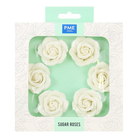 pme-white-sugar-roses-set6-45mm - PME White Sugar Roses Set of 6 