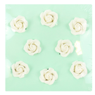pme-white-sugar-roses-set8-32mm - PME White Sugar Roses Set of 8 