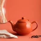 price-&-kensington-burnt-orange-teapot - Price & Kensington Burnt Orange Teapot