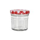 red-gingham-twist-top-jar-100ml - Red Gingham Twist Top Jar 100ml 
