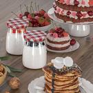 red-gingham-twist-top-jar-150ml - Red Gingham Twist Top Jar 150ml 