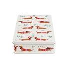 rex-festive-sausage-dog-storage-tin - Rex Festive Sausage Dog Storage Tin